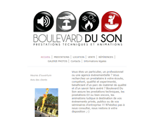 Tablet Screenshot of boulevardduson.com